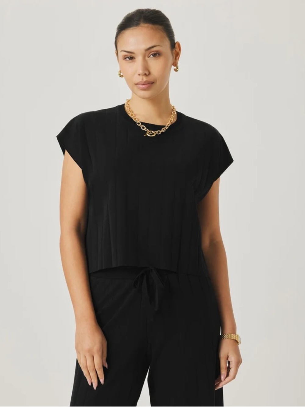 Splendid x @Cellajaneblog Wide Rib Top